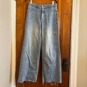 Women's Wide Leg Light Wash Jeans